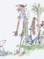 Image (c) Quentin Blake, 1987 from 'Mrs Armitage on Wheels' (published by Jonathan Cape)