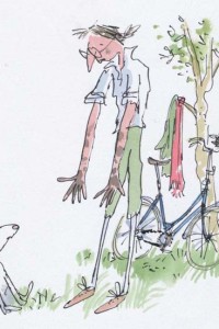 Image (c) Quentin Blake, 1987 from 'Mrs Armitage on Wheels' (published by Jonathan Cape)