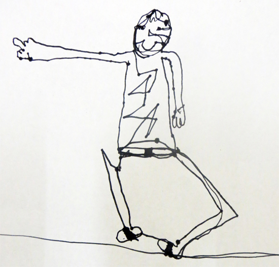 Continuous line drawing Continuous line drawing