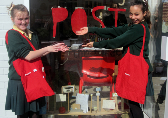 Working with pupils from Frances Bardsley Academy in Romford, Rosalie turned the art room into a post office, requiring all involved to become design/makers and writers. The project promoted a "can do" attitude and nurtured communication and creativity across the whole school.
