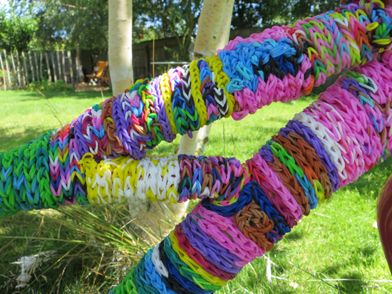 loom bands sculpture