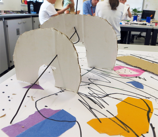Relationship of sculpture to collage