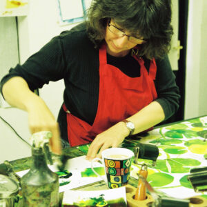 Printmaker Ann Bridges