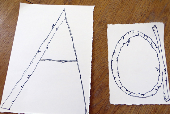 Upper and lower case letters