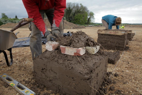 Week 1 of Tomorrow, Today by Karen Guthrie and Nina Pope at NW Cambridge development site photo by Nina Pope