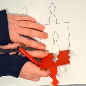 Explore Islamic Art and Architecture using simple cardboard stencils.