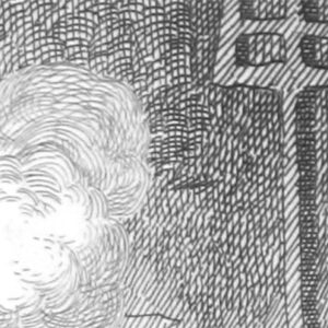 Detail of photocopied and enlarged engraving marks (taken from George Cruickshank's illustrations for Oliver by Charles Dickens)