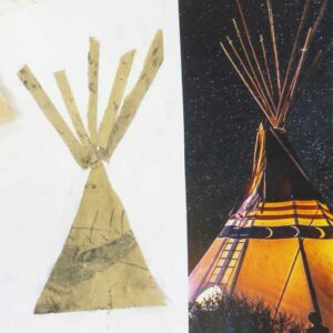 Making collage houses from around the world