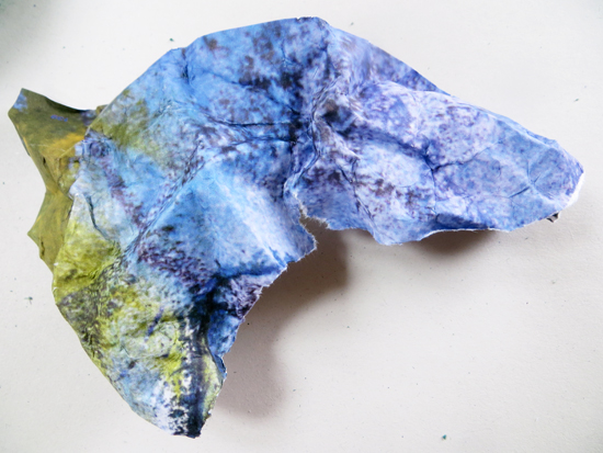 Crumpling paper immediately makes it three dimensional...