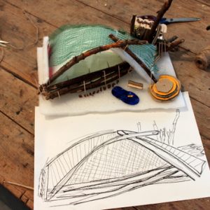 Creating a scale model artist studio