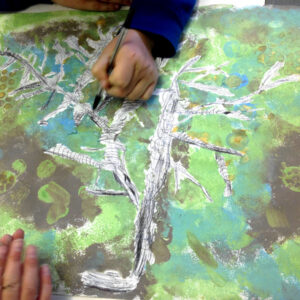 drawing trees at battyeford primary