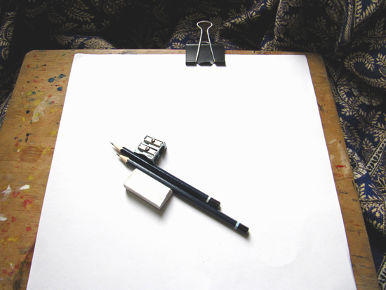 Getting started with life drawing and some simple warm-up exercises to help you become familiar with your drawing materials and the life model.