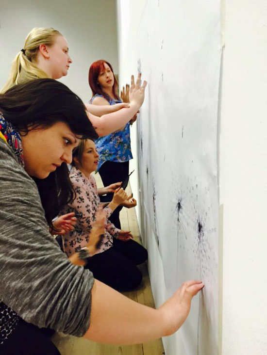 As an Associate of The Big Draw I am keen to explore drawing within all its different meanings and contexts. I run practical ‘hands on’ sessions on the meanings and interpretation of drawing, on drawing across the curriculum, on contemporary and performance drawing, as well as skills based workshops. My teacher network and I won a national Big Draw Award in 2015.