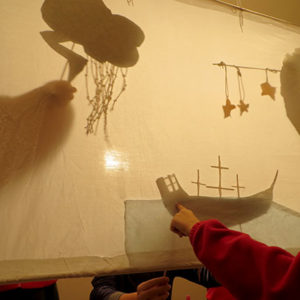Making shadow puppets