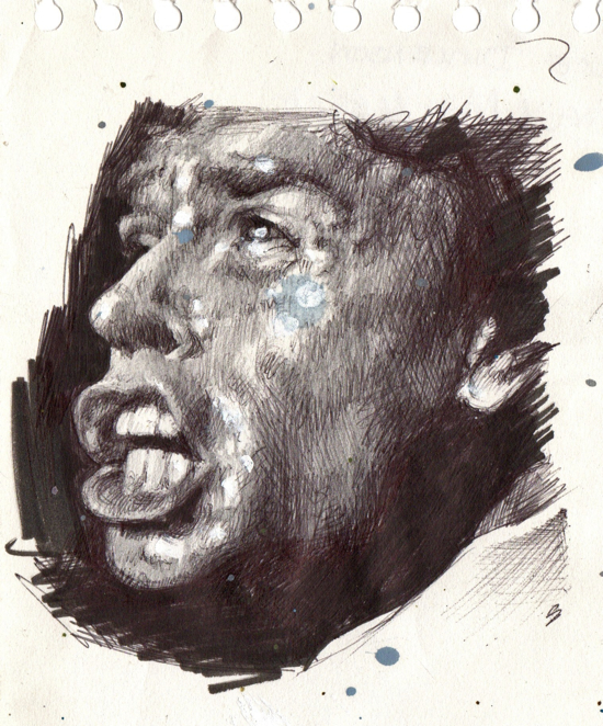 Life Drawing: Tone - Ink on Paper by Hester Berry