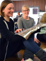 Teachers explore armour with Kate Noble