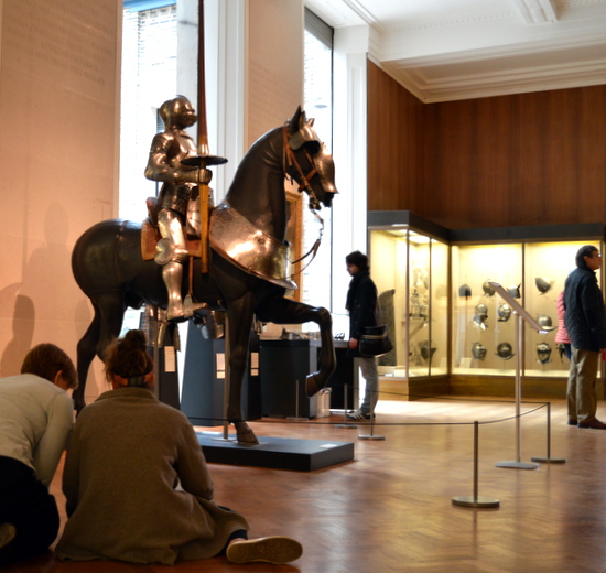 Teachers in Gallery 31 - Armoury in the Fitzwilliam Museum, Cambridge