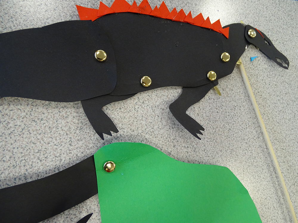 Finished puppets