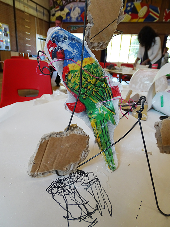 Teachers exploring creativity at Spinney Primary School