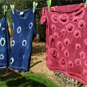 Tie dye is a great way to encourage a sense of exploration and risk taking.