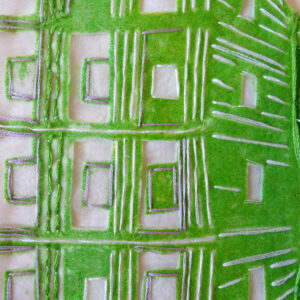 Explore the work of printmakers Gail Brodholt and Karen Wicks. Both printmakers successfully capture the structure and atmosphere of buildings.