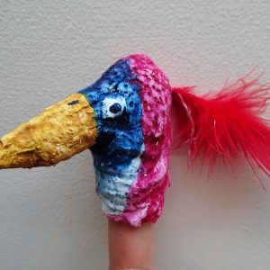 Modroc finger puppet