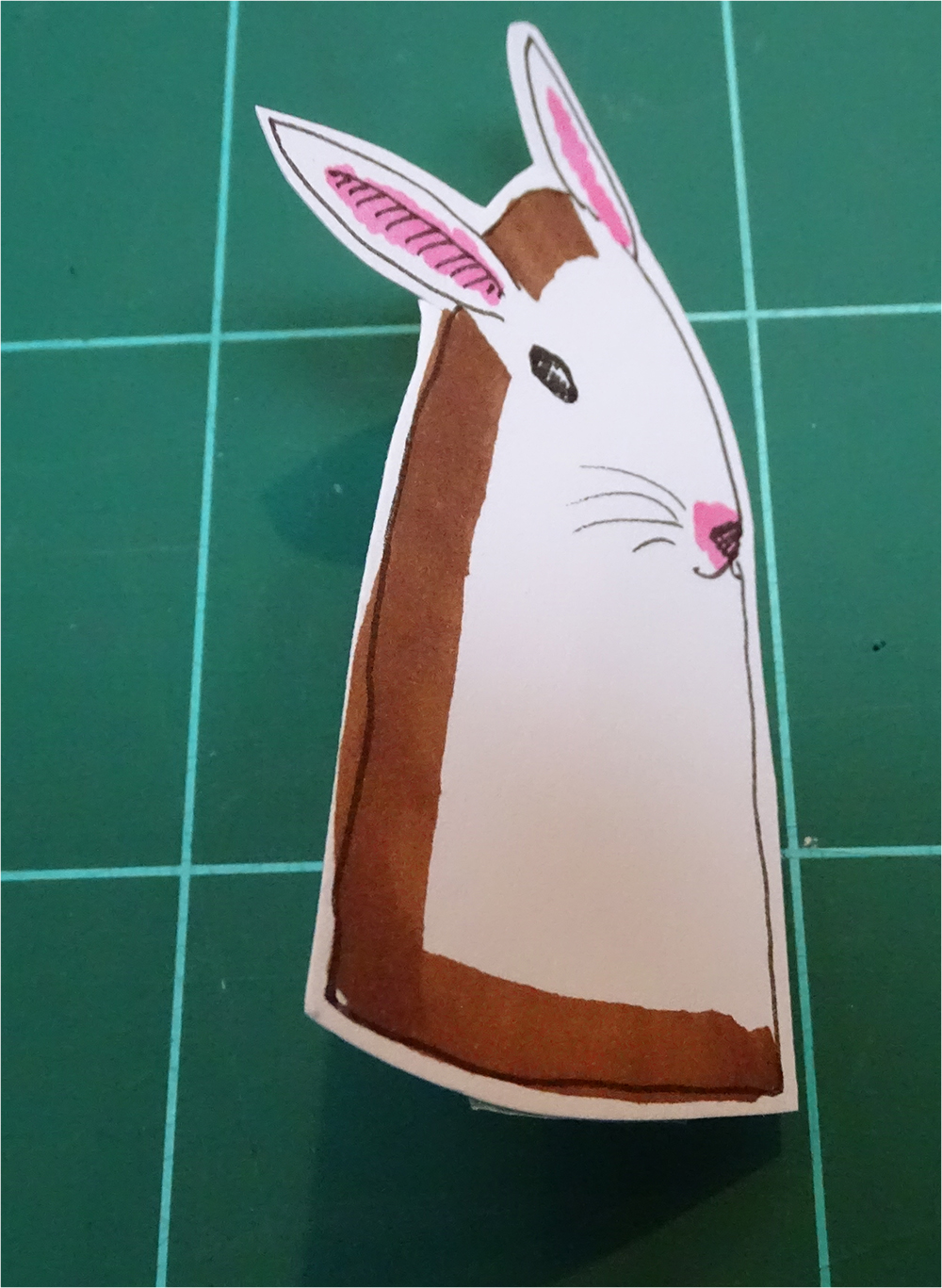 Rabbit finger puppet