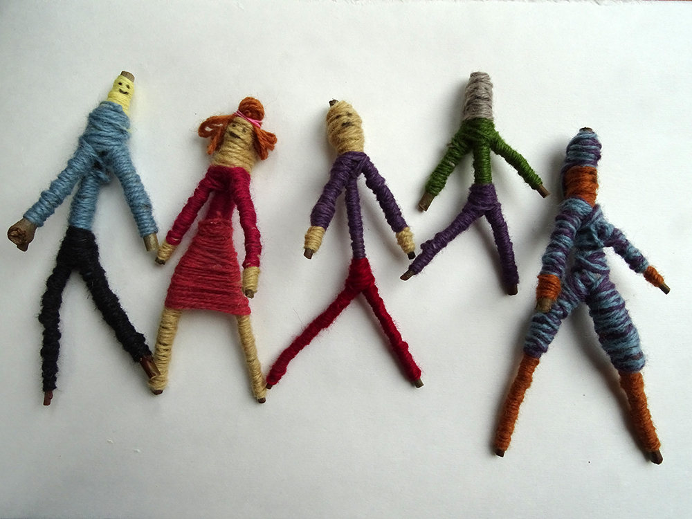 Stick Man Worry dolls