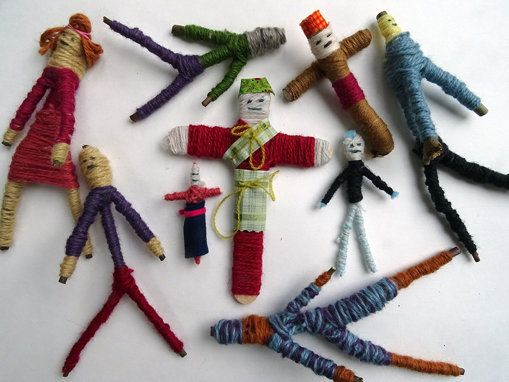 A selection of worry dolls