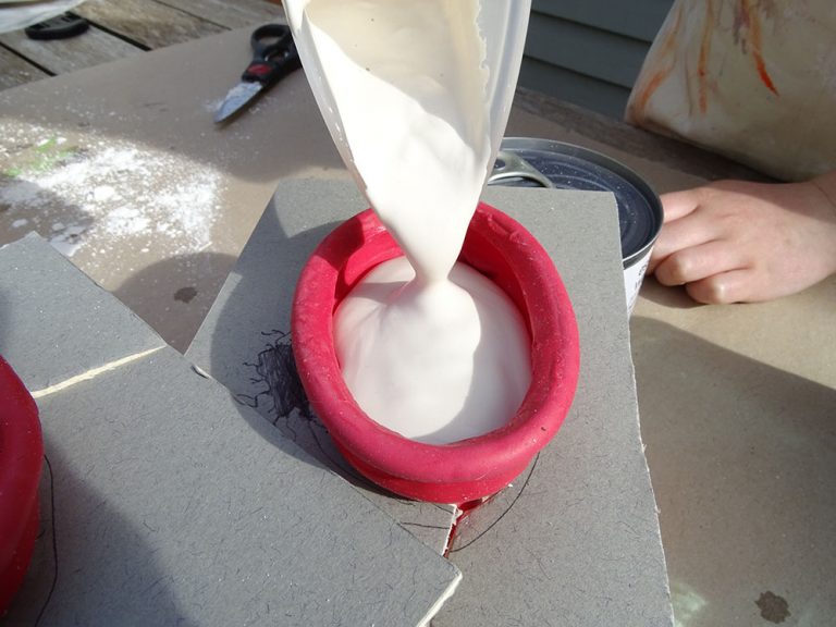 Exploring Casting with Latex Animal Moulds