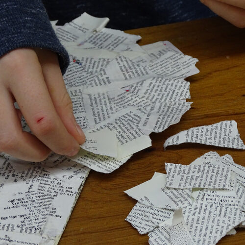 Ripping pages up and reassembling them