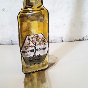 Drawing of a cider bottle