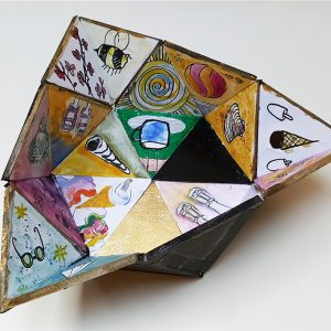 triangular bowl