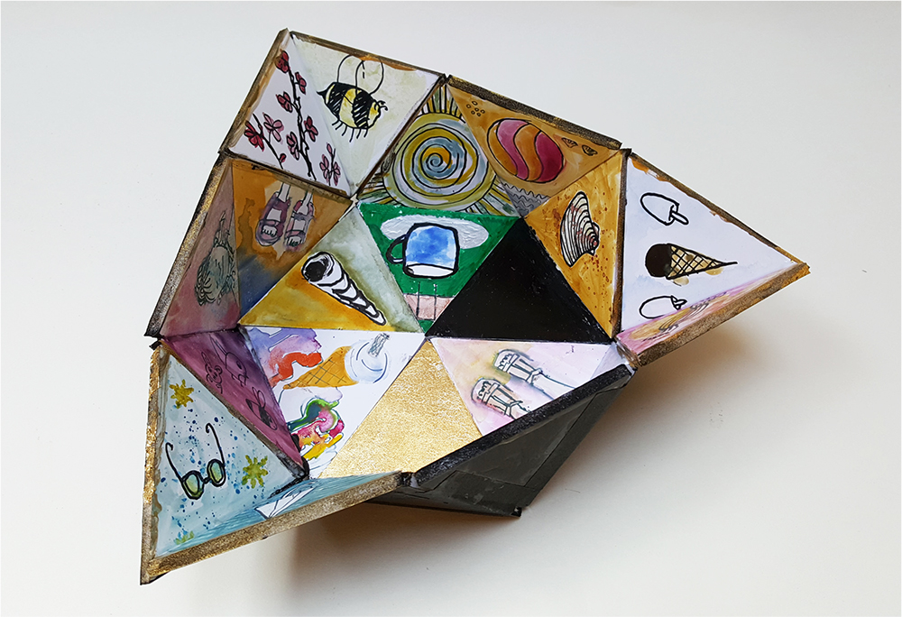 triangular bowl
