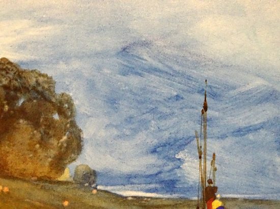 The resource describes and demonstrates individual watercolour techniques, and then shows examples of these techniques in paintings from the Fitzwilliam Collection.