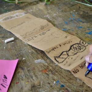 Use a concertina sketchbook to put mindfulness at the heart of drawing