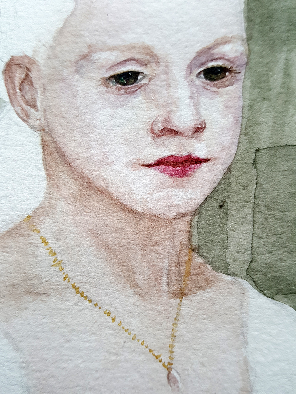 watercolour portrait