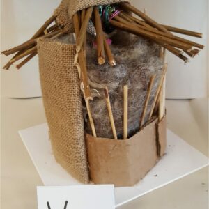 Sculpture Inspired by Anglo Saxon Houses