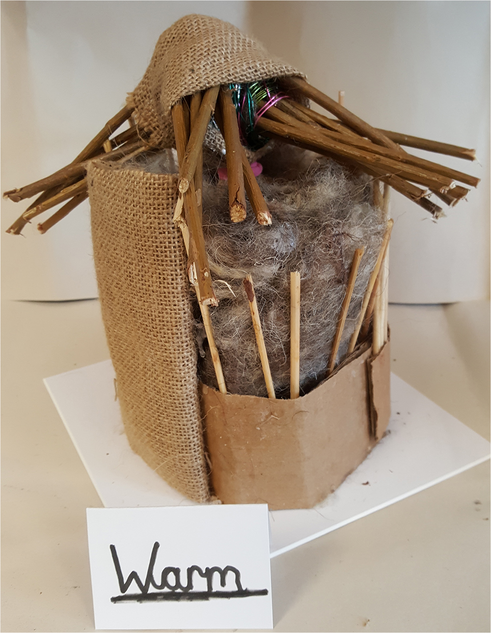 Sculpture Inspired by Anglo Saxon Houses