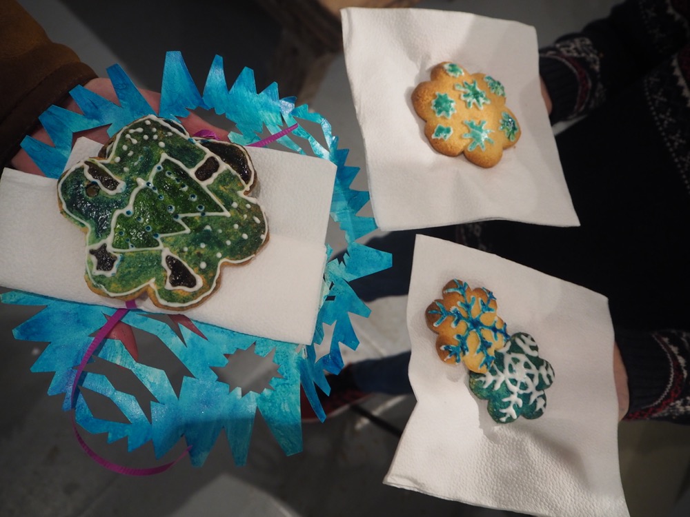 Decorated Cookie Snowflakes