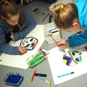 This workshop combined students\' studies of the skull with ideas borrowed from the Mexican traditions for Dia de Muertos - The Day of the Dead.
<a href="" class="shortcode button    "xlarge" style="background-color: "#78608e";color: "#ffffff";">Read More</a>