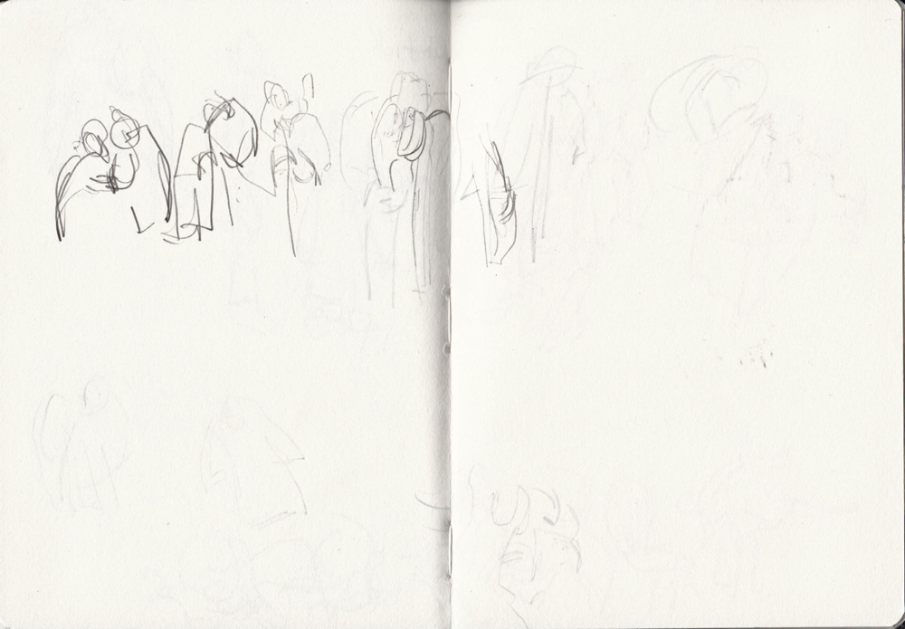 Sketchbook pages by Andrea Butler