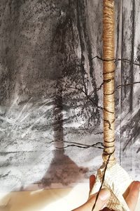 Winter Trees: Sculpture and Drawing