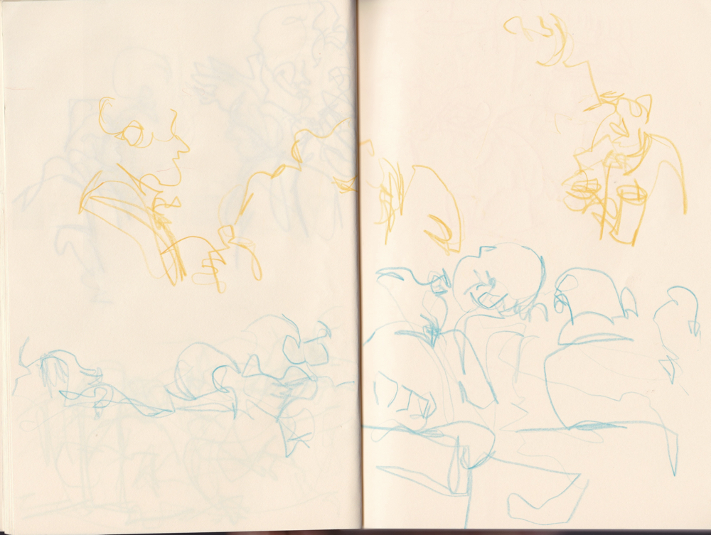 Drawing in the dark by Andrea Butler