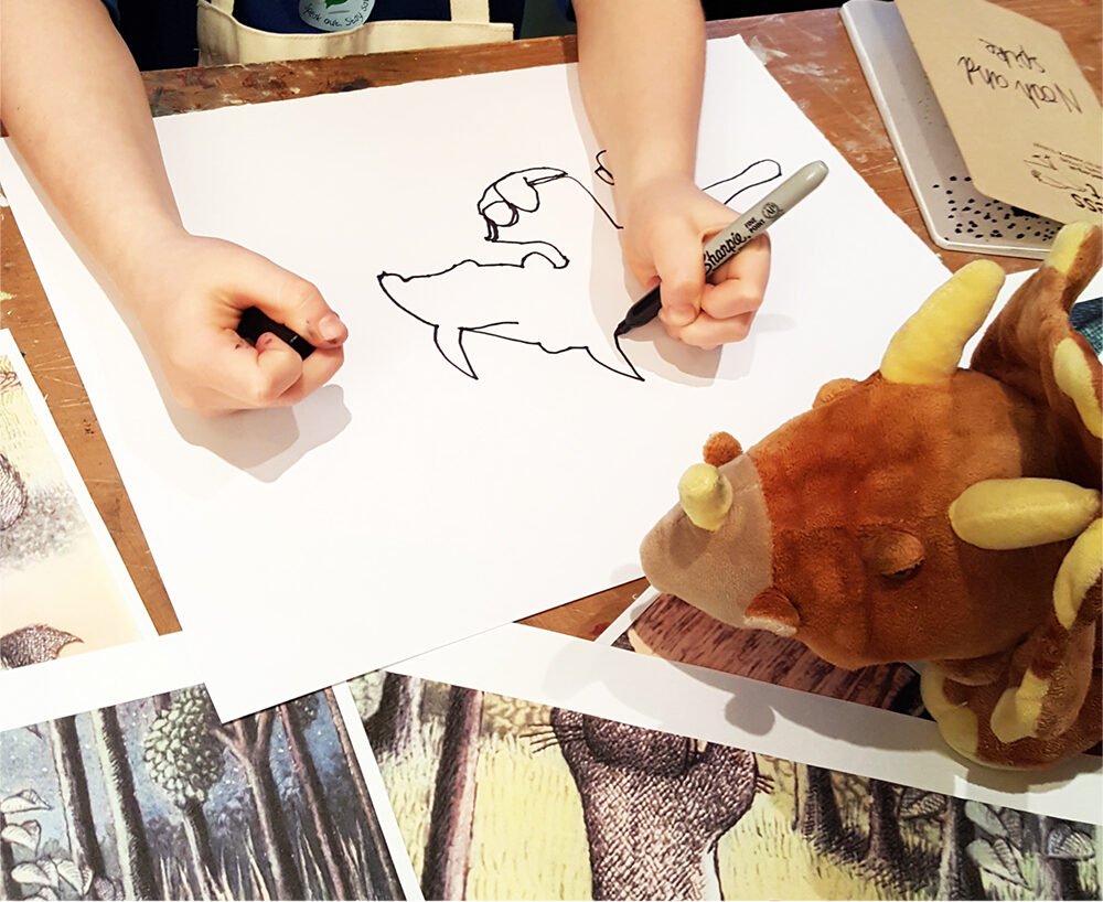 Making a backwards forwards line drawing