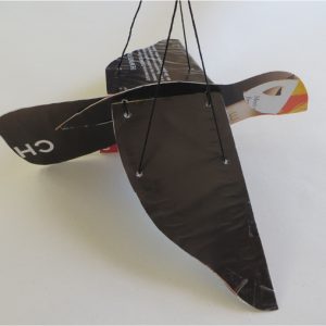 Making a paper bird mobile