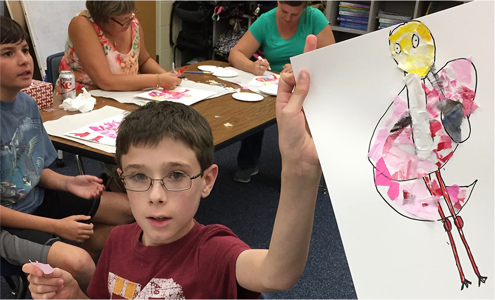 Finished Roseate Spoonbill