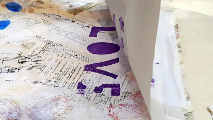 Screen Printing Posters -Lifting the Mesh and Stencils