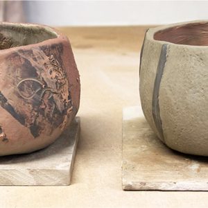 Clay pinch pots