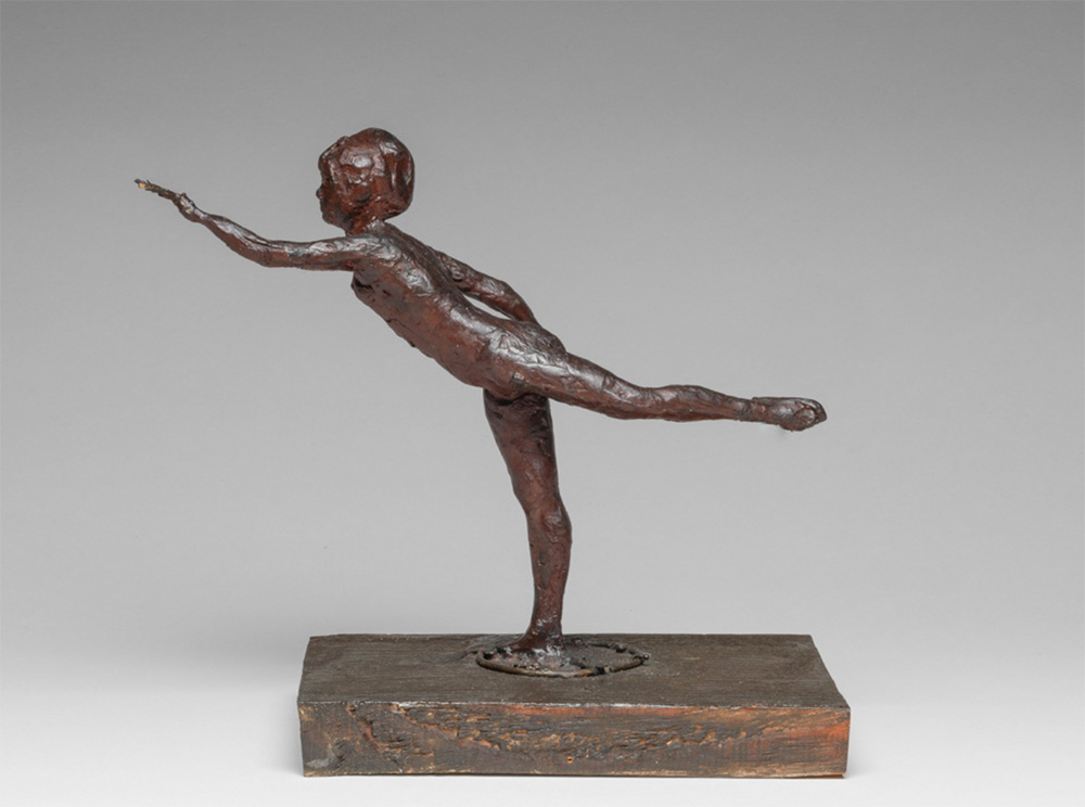 Arabesque over Right Leg, Left Arm in Front, Degas, Circa 1885-82, Fitzwilliam Museum, Cambridge